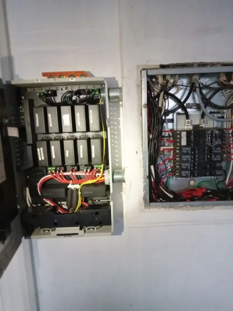 Electrical panel upgrade completed for Indoor Lighting Installation in Morgan's Point Resort